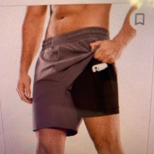 Mens lined running shorts